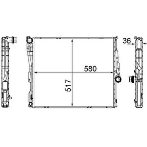 Motor Su Radyatoru Bmw N47 N46 M54 M57 E83