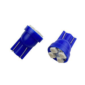 Dekoratif Led Ampul T10-2x4 Smd Led Mavi 12v/laam117-2-12