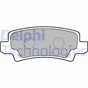 Arka Fren Balata Toyota Corolla 1.4l 1.6l 4zz-fe 3zz-fe Zze120 Zze121 Vvti 02-06 / 1.4l 1ndtv Nde120 04-06