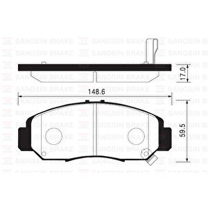 Ön Fren Balata Honda Civic 1.6l R16a2 Vtec Sedan Fd6 06-12