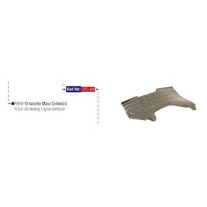 Kalori̇fer Üst Plasti̇ği̇ Muhafaza R9-r11 Motor Deflektörü