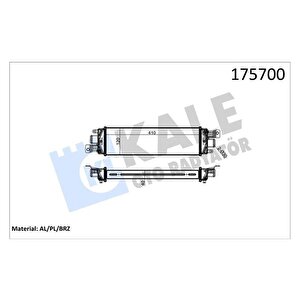 Turbo Radyatörü Intercooler Albea 03 1.3jtd 457x116x40 Al Al Si̇stem