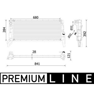 Motor Su Radyatoru Bmw F45 F48 Mini F54 F56 F60 Premium Line