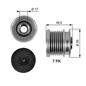 Alternator Kasnagi Mercedes W203 W204 W205 C238 W211 W212 C207 W463 W166 C218 C253 W639 B906 B907