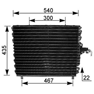Klima Radyatoru Mercedes W124 S124 A124 C124