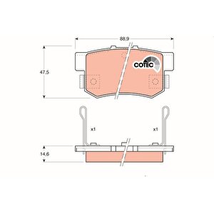 Arka Balata Civic Vii 01-05 - Civic Viii 05 Accord Vii 98-02 - Accord Viii 06 600 Rover