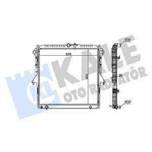 Motor Radyatoru Ford Ranger 3.2 Tdci 11 Mt Kalinlik 26 Mm