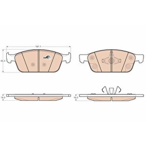 On Fren Balatasi Focus Iii 14 C-max 06 11 10 03 Kuga 08 Connect Tc7 13 Mazda 3 03 Mazda 5 10 Volvo S40 04 V40 12 V50 04 C30 06 C70 05