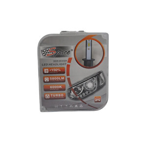 Led Xenon Led Far Ampulü 6000kelvin 11600 Lümen 12v H1