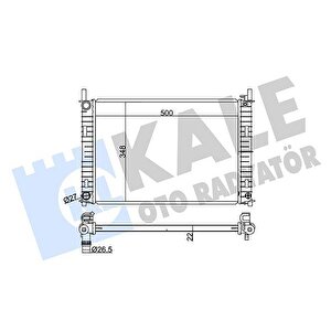 Motor Su Radyatoru Fiesta 1.25 16v 1.4 16v 1.4tdci 01 08 Mazda Ii 1.4cd Manuel Brazing Versiyonu