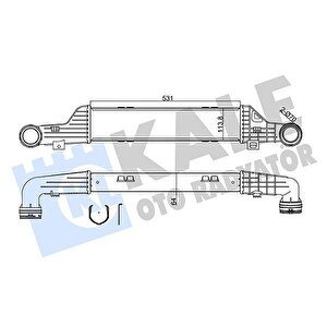 Turbosarj Radyatoru Mercedes E-class W210 S210