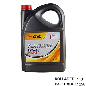 Motor Yaği 15w40 7 Lt Platinum Mi̇neral Api Sl/cf