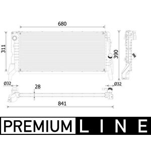 Motor Su Radyatoru Bmw F45 F46 F48 F39 Mini F56 F54 F57 Premium Line