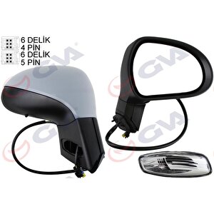 Diş Di̇ki̇z Aynasi Sağ 207 06 Elektri̇kli̇ Isitmali Si̇nyalli̇ Sensörlü Astarli Konveks Vm-6207ehpsr
