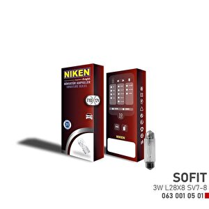 Niken Sofit Ampul 3w L28x8 Sv7-8 12v 10lu