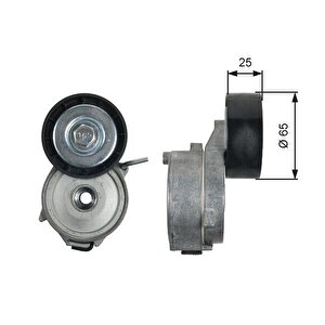 Alternatör Gergi̇ Rulmani Volvo S80 2.0tdi̇ 08 V70 2.0d-freelander 2.2 06 C5 2.2 Mondeo 2.0tdci̇ 07 9653197280-c2z16647-1345a034-1613840780-5751f5-5751g0
