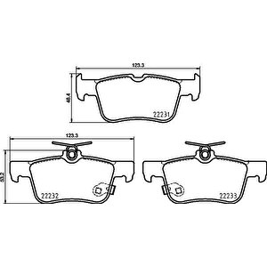 Arka Fren Balatasi Galaxy Iii 15 Mondeo V 14 Edge 15 19 Focus Iv 17 Kuga Iii 19
