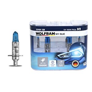 Ampul 12v H1 100 P14.5s Sky Blue Beyaz Işik