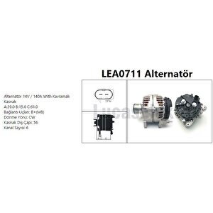 Alternator 12//140/a Fabia Rapid Octavia Golv V Vi Vii Jetta Passat Polo Ibiza Toledo