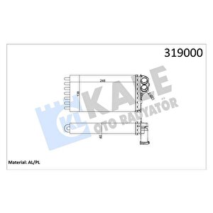 Kalori̇fer Radyatörü 206 98 Xsara 99 247x134