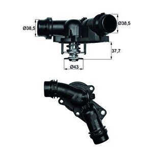 Termostat Bmw M52 M54 E36 E38 E39 E46 E60 E65 E83 E53 Z3 Z4 E85