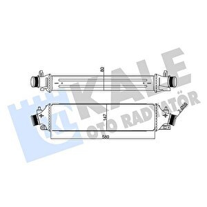 Turbo Radyatörü İntercooler Alfa Romeo Giulietta 10 20 1.4 Tb 1.8 Tb 2.0 Jtdm