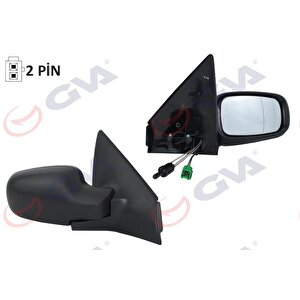 Diş Di̇ki̇z Aynasi Sağ Megane 03-08 Mekani̇k Konveks Sensörlü Convex 2 Fi̇ş Vm-138sr