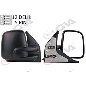 Diş Di̇ki̇z Aynasi Sağ Transporter T5 Caravelle 04 Elektri̇kli̇ Isitmali Astarli Konveks 5 Fi̇ş Vm-373ehpr