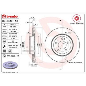 Fren Diski Arka Mercedes W205 S205 C205 A205 C257 W213 C238