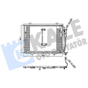 Klima Radyatoru Mercedes W202 S202 W210