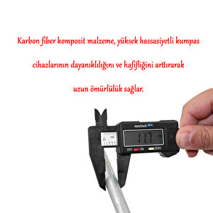 Dijital Kumpas Plastik Çene 150 Mm Lcd Ekran Lastik Derinlik Çap Ölçme 0.2 Mm Hassasiyet İnç Ölçüm