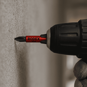 Rodex 4 Adet Mıknatıslı Bits Uç Ph2 50 Mm Vida Sökme 5 Cm Yıldız Matkap Vidalama Ucu S2 Çeliği