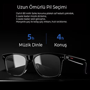 Akıllı Güneş Gözlüğü Bluetooth Komut Stereo Çift Hoparlörlü Kablosuz Unisex Polarize Trend Gözlük