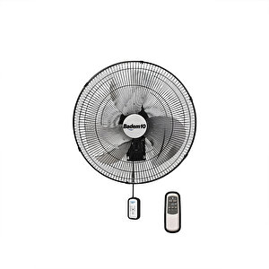 Sanayi Tipi Kumandalı 50 Cm 130 W Duvar Vantilatörü Endüstriyel Sessiz Duvara Monte Fan