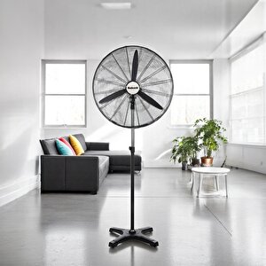 Sanayi Tipi 65 Cm 190 W Ayaklı Vantilatör Sessiz Geniş Alanlara Uygun Endüstriyel Güçlü Fan
