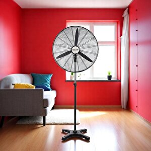 Sanayi Tipi 65 Cm 190 W Ayaklı Vantilatör Sessiz Geniş Alanlara Uygun Endüstriyel Güçlü Fan
