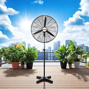 Sanayi Tipi 75 Cm 210w Ayaklı Vantilatör Sessiz Geniş Alanlara Uygun Endüstriyel Güçlü Fan