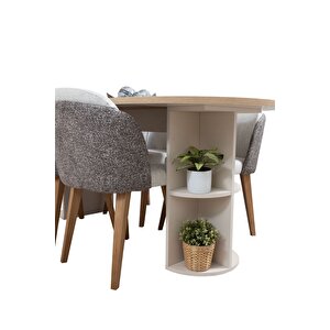 Eris Yemek Odası Takımı (yemek Masası + 4 Adet Sandalye)