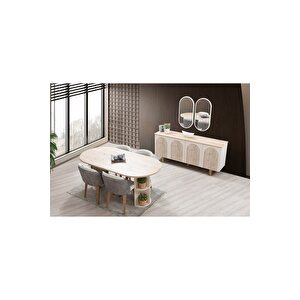 Eris Yemek Odası Takımı (yemek Masası + 4 Adet Sandalye)