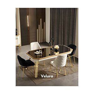 Milano Yemek Odası Takımı (yemek Masası + 4 Adet Sandalye) 210x100 cm