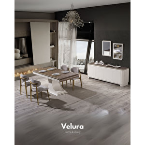 Tokyo Yemek Odası Takımı (yemek Masası + 4 Adet Sandalye) 210x100 cm