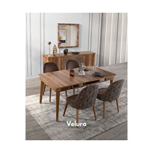 Miryan Yemek Odası Takımı (yemek Masası + 4 Adet Sandalye) 210x100 cm