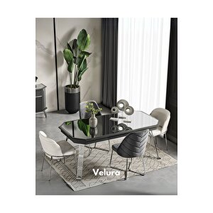 Madrid Yemek Odası Takımı (yemek Masası + 4 Adet Sandalye) 210x100 cm