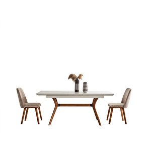 Firu Yemek Odası Takımı (yemek Masası + 4 Adet Sandalye) 210x100 cm