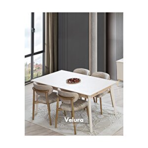 Uriel Yemek Odası Takımı (yemek Masası + 4 Adet Sandalye) 210x100 cm