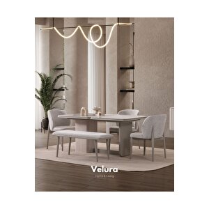 Enna Yemek Odası Takımı (yemek Masası + 4 Adet Sandalye) 210x100 cm