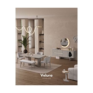 Enna Yemek Odası Takımı (yemek Masası + 4 Adet Sandalye) 210x100 cm