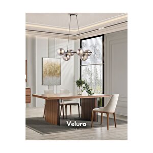 Elara Yemek Odası Takımı (yemek Masası + 4 Adet Sandalye) 210x100 cm