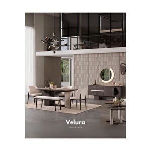 Enna Plus Yemek Odası Takımı (yemek Masası + 4 Adet Sandalye) 210x100 cm
