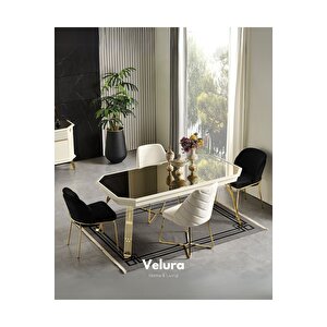 City Yemek Odası Takımı (yemek Masası + 4 Adet Sandalye) 210x100 cm